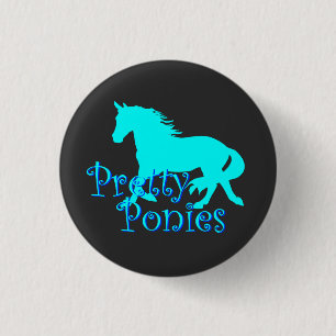 Chapa Redonda De 2,5 Cm Bonitos Ponies Official