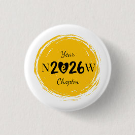 Chapa Redonda De 2,5 Cm Bookish New Year Gift for Readers