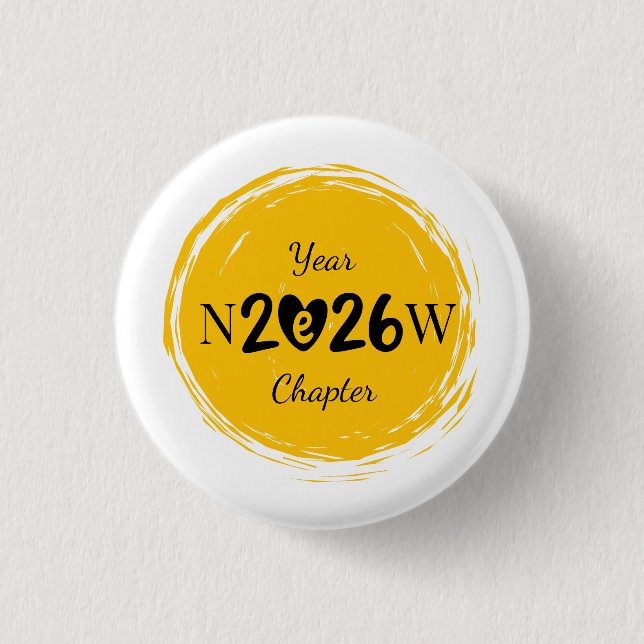 Chapa Redonda De 2,5 Cm Bookish New Year Gift for Readers (Anverso)