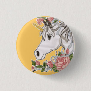 Chapa Redonda De 2,5 Cm ¡Botón del unicornio! 2