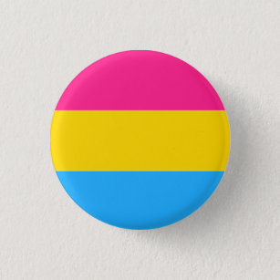 Chapa Redonda De 2,5 Cm Botón/pin del indicador pansexual
