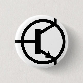Chapa Redonda De 2,5 Cm Boton Transistor NPN
