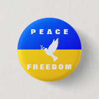 Botones de DovePeace Support Ukraine - Libertad