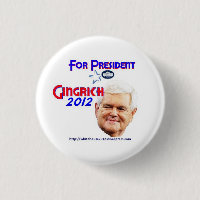 Botones de la campaña de Newt Gingrich