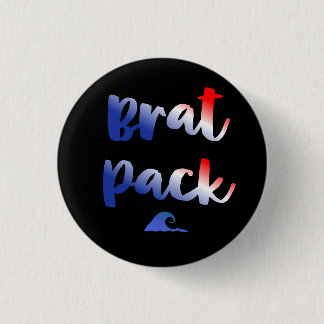 Chapa Redonda De 2,5 Cm Brat Pack
