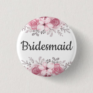 Chapa Redonda De 2,5 Cm Bridesmaid