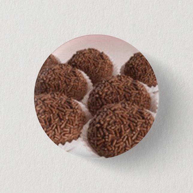 Chapa Redonda De 2,5 Cm brigadeiro boton (Anverso)