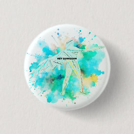 Chapa Redonda De 2,5 Cm Bright Hunter Pin