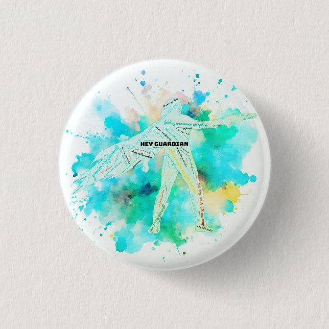 Chapa Redonda De 2,5 Cm Bright Hunter Pin (Anverso)