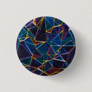 Chapa Redonda De 2,5 Cm Broken Bubbles  Button