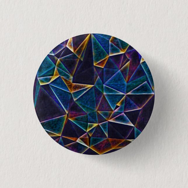Chapa Redonda De 2,5 Cm Broken Bubbles  Button (Anverso)