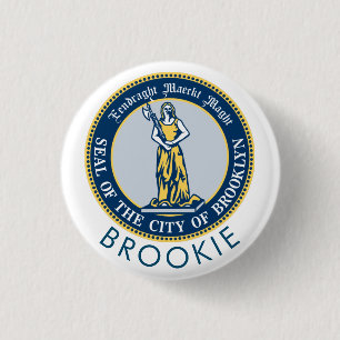 Chapa Redonda De 2,5 Cm Brookie - NYC