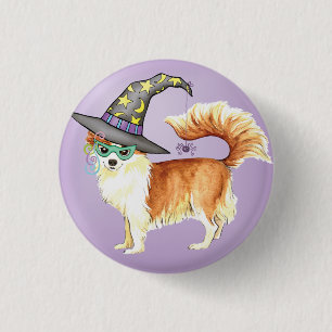 Chapa Redonda De 2,5 Cm Bruja de Chihuahua