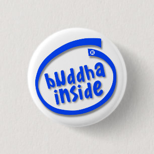 Chapa Redonda De 2,5 Cm Buda Interior