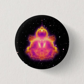 Chapa Redonda De 2,5 Cm Buddhabrot Space