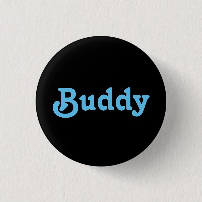 Chapa Redonda De 2,5 Cm Buddy Button (Anverso)