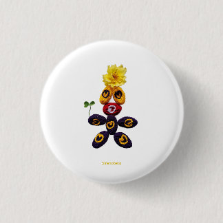 Chapa Redonda De 2,5 Cm ¡Buena suerte para ti! insignia