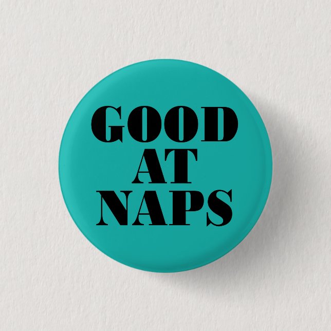 Chapa Redonda De 2,5 Cm Bueno en las Naps (Anverso)