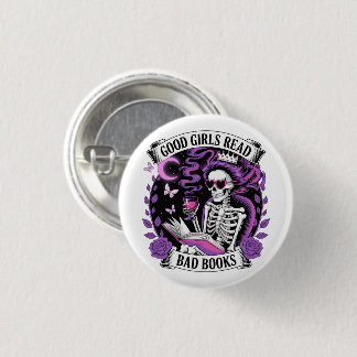 Chapa Redonda De 2,5 Cm Buenos Chicas leen libros malos