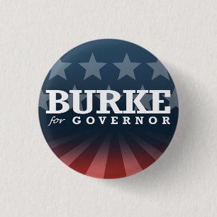CHAPA REDONDA DE 2,5 CM BURKE PARA EL GOBERNADOR 2014
