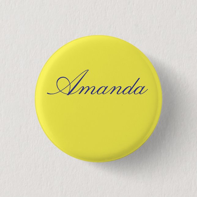 Chapa Redonda De 2,5 Cm Button (Anverso)