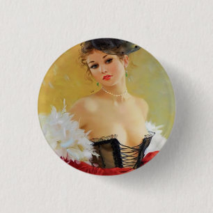 Chapa Redonda De 2,5 Cm Button