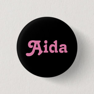 Chapa Redonda De 2,5 Cm Button Aida