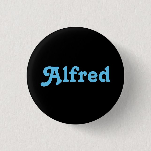 Chapa Redonda De 2,5 Cm Button Alfred (Anverso)
