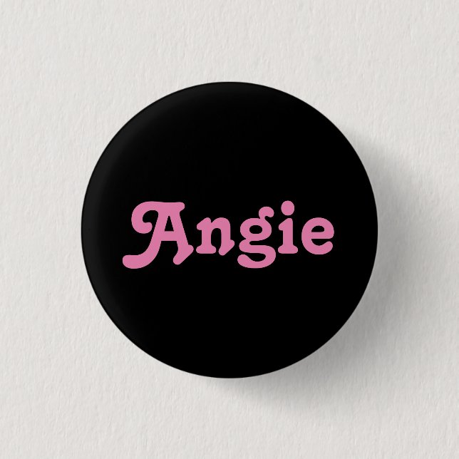 Chapa Redonda De 2,5 Cm Button Angie (Anverso)