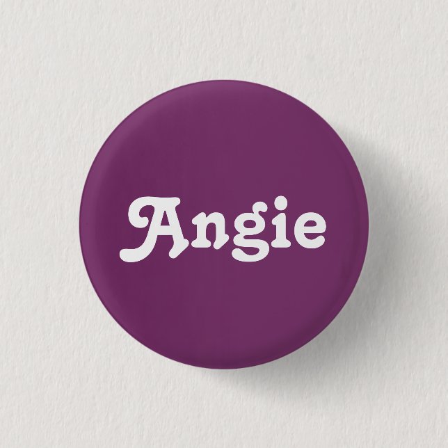 Chapa Redonda De 2,5 Cm Button Angie (Anverso)