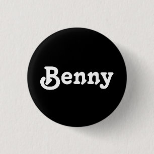 Chapa Redonda De 2,5 Cm Button Benny