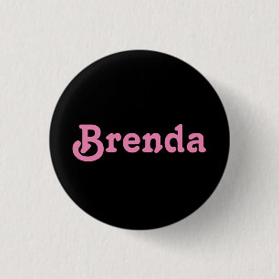 Chapa Redonda De 2,5 Cm Button Brenda