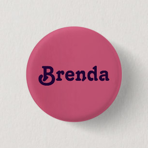 Chapa Redonda De 2,5 Cm Button Brenda