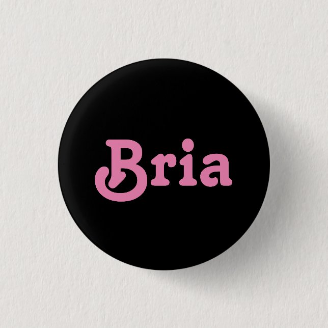 Chapa Redonda De 2,5 Cm Button Bria (Anverso)