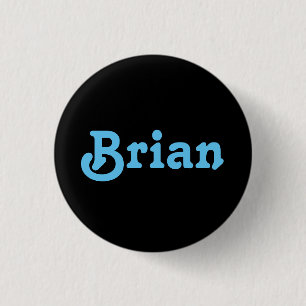 Chapa Redonda De 2,5 Cm Button Brian