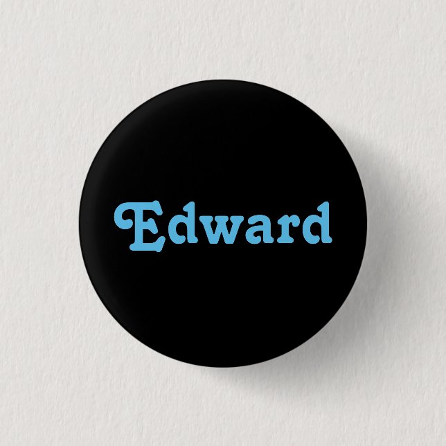 Chapa Redonda De 2,5 Cm Button Edward (Anverso)