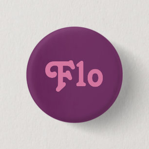 Chapa Redonda De 2,5 Cm Button Flo