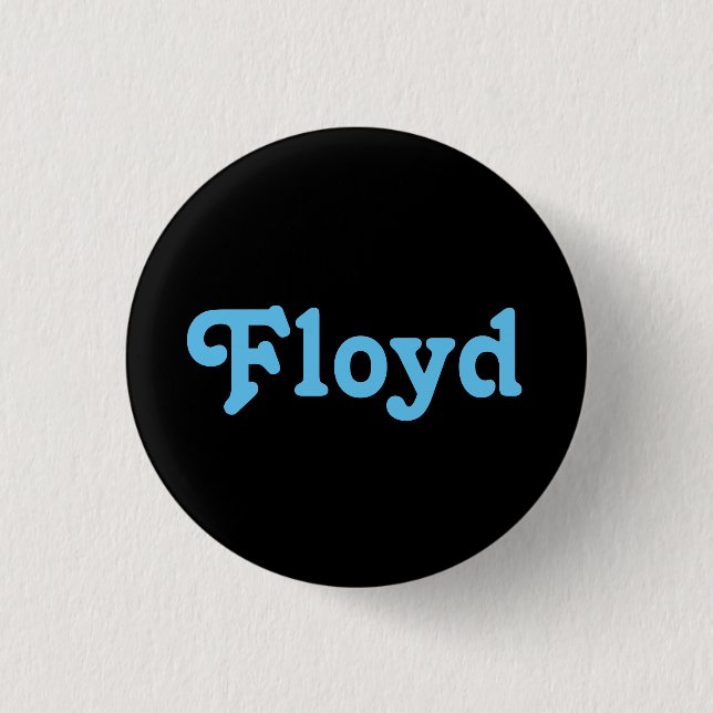 Chapa Redonda De 2,5 Cm Button Floyd (Anverso)