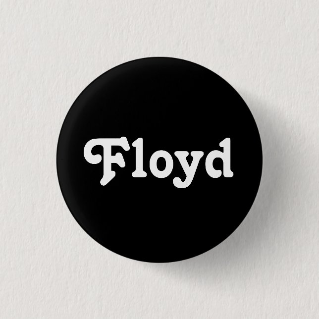 Chapa Redonda De 2,5 Cm Button Floyd (Anverso)