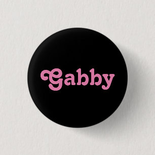 Chapa Redonda De 2,5 Cm Button Gabby