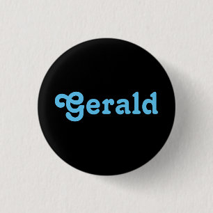 Chapa Redonda De 2,5 Cm Button Gerald