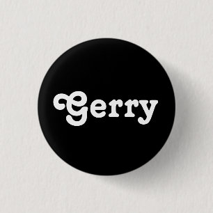 Chapa Redonda De 2,5 Cm Button Gerry