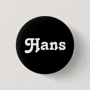 Chapa Redonda De 2,5 Cm Button Hans