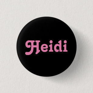 Chapa Redonda De 2,5 Cm Button Heidi