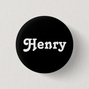 Chapa Redonda De 2,5 Cm Button Henry