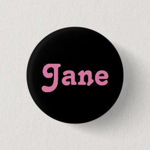 Chapa Redonda De 2,5 Cm Button Jane