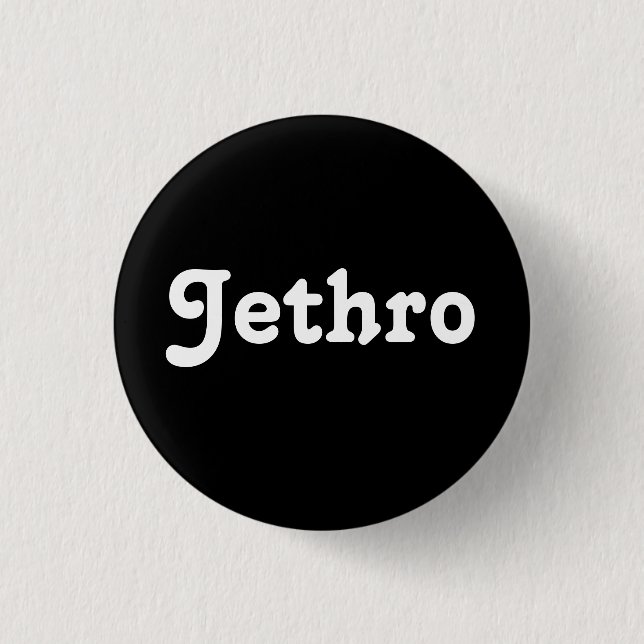 Chapa Redonda De 2,5 Cm Button Jethro (Anverso)