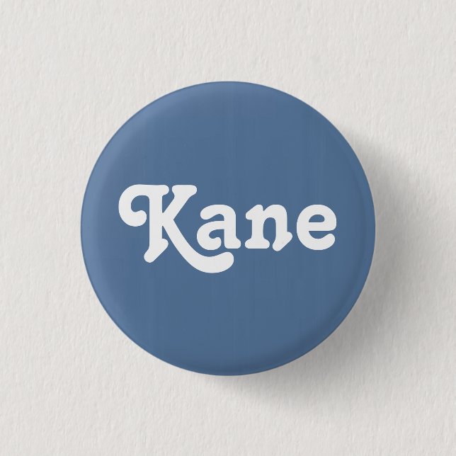 Chapa Redonda De 2,5 Cm Button Kane (Anverso)