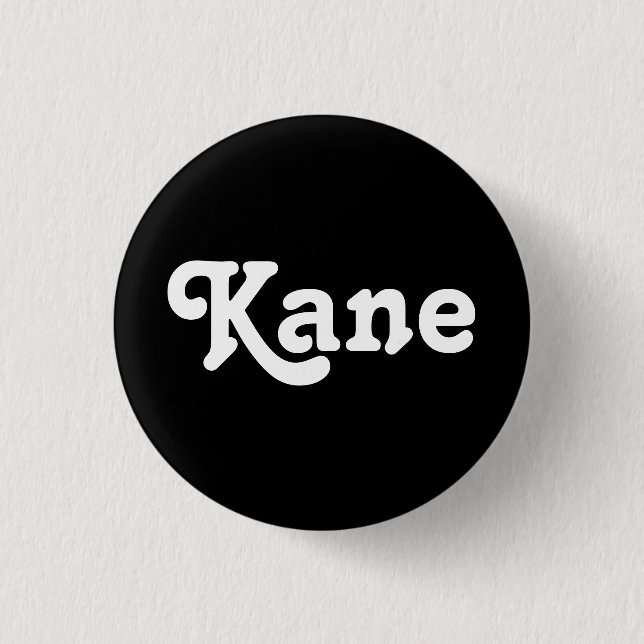 Chapa Redonda De 2,5 Cm Button Kane (Anverso)