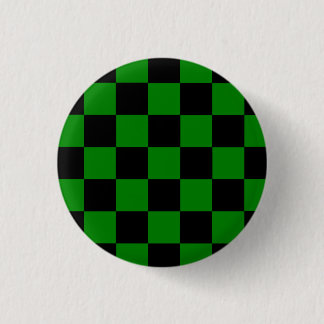 Chapa Redonda De 2,5 Cm Button Karo negro/verde